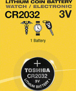 TOSHIBA CR2032 3 VOLT LITHIUM COIN BATTERY