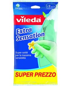 VILEDA GLOVES SENSATION MEDIUM