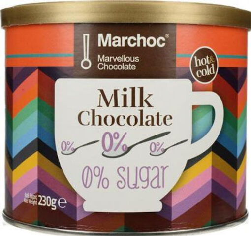 MARCHOC MILK CHOCOLATE DRINK  0% SUGAR 230gr