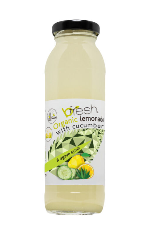 BFRESH ΒΙΟΛΟΓΙΚΗ ΛΕΜΟΝΑΔΑ ΜΕ ΑΓΓΟΥΡΙ & ΑΓΑΥΗ 250ml
