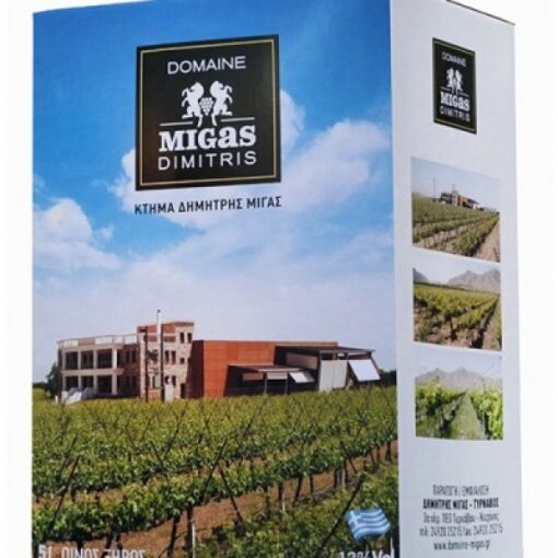 MIGAS MIKROS TRIGITOS DRY WHITE WINE 5lt