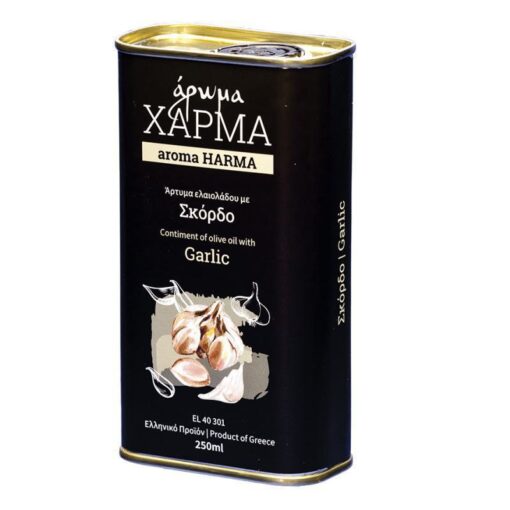 AROMA HARMA CONTIMENT OF OLIVE OIL WITH GARLIC 250ml