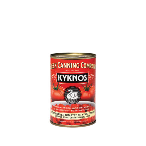 KYKNOS CHOPPED TOMATOES IN TOMATO JUICE 400gr