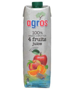AGROS 100% 4 FRUITS JUICE 1lt