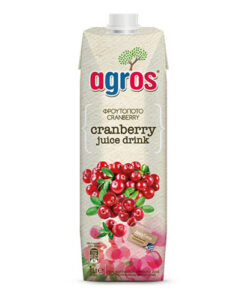 AGROS CRANBERRY JUICE DRINK 1lt