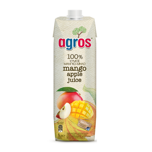 ΑΓΡΟΣ 100% ΧΥΜΟΣ ΜΑΝΓΚΟ & ΜΗΛΟ 1lt