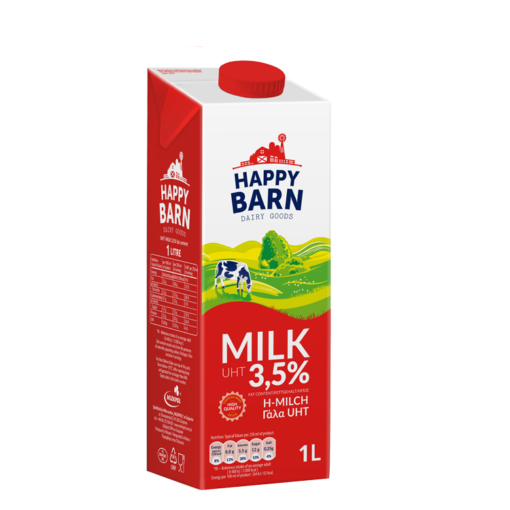HAPPY BURN LONG LIFE- MILK 3.5% FAT 1lt