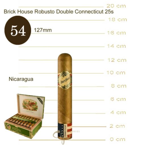 BRICK HOUSE ROBUSTO DBL CONNECTICUT 25s