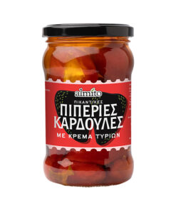 ALMITO SPICY RED HEART-SHAPED PEPPERS WITH CHEESE CREAM 320ml